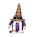 MJGkhiy Halloween GNOME Ornament Halloween Zwerg Puppe Dekorationen Deko GNOME Figuren für Halloween Party Decor Geschenk Halloween Puppe Gesichtslos Gnom Plüsch Wichtel Handgemachte Puppe
