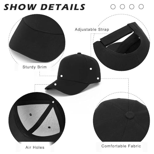 Image of Wholesale 20-Pack Solid Baseball Caps - DIY, Breathable, Adjustable Fit