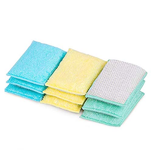Smart Design SmartCloth Scrub Sponge w/Antimicrobial Odorless Fibers - Ultra Absorbent - Soft
