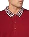 True Religion Men's Relaxed Polo, Red Dahlia, L