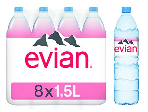  Evian Eau Minérale Naturelle 8 x 1,5 L