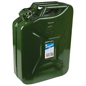 Silverline 730799 metalen jerrycan, 20 l