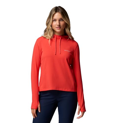 Columbia Women's Sun Trek Hoodie II, Poppy Red, Large - image 1