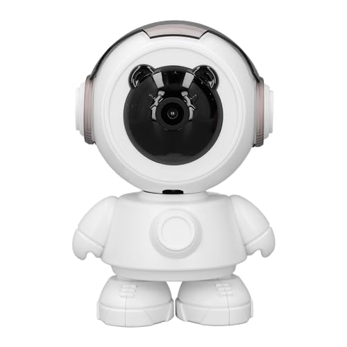 Asixxsix Cámara de Seguridad Robot, 1080P Seguimiento Automático Pan 355° Inclinación 45° Cámara de Seguridad para Interiores Control de Aplicaciones Cámara de Vigilancia Inalámbrica Asixxsix Cámara de Seguridad Robot, 1080P Seguimiento Automático Pan 355° Inclinación 45° Cámara de Seguridad para Interiores Control de Aplicaciones Cámara de Vigilancia Inalámbrica
