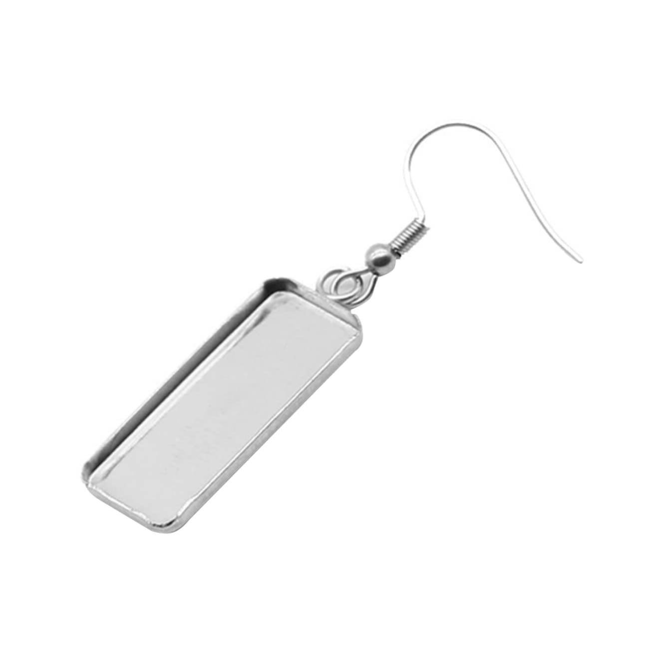 Operitacx 150 Piezas bandeja de metal pendientes de bisel en joyero pendientes ajuste del bisel suministros para hacer aretes joyas Accesorios Pedalier suministros para manualidades