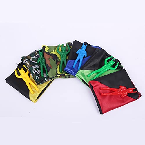 Aosekaa Kit de Mini Pára-quedas para Diversão ao Ar Livre