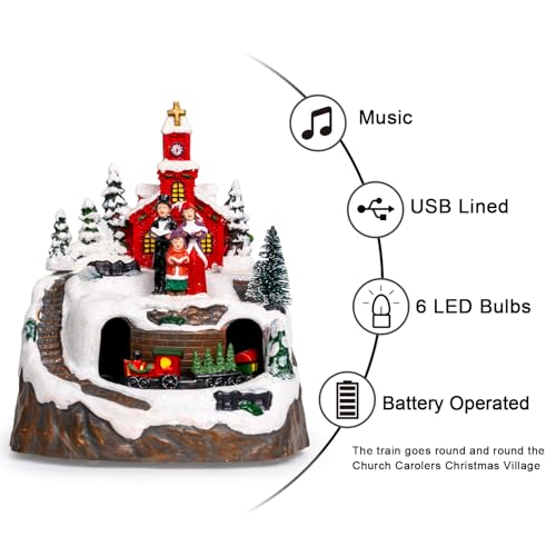 Décoration d'intérieur de Noël à piles et USB pour éviter les câbles visibles sur la table - 3