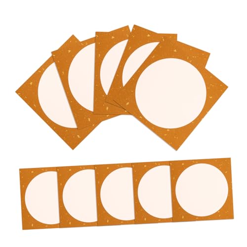 HOODANCOS 10Sheets Rice Paper for Calligraphy and Drawing Blank Art Paper with Frame for Calligraphy Painting and Crafting High Ink Absorption Non Penetrating Surface
