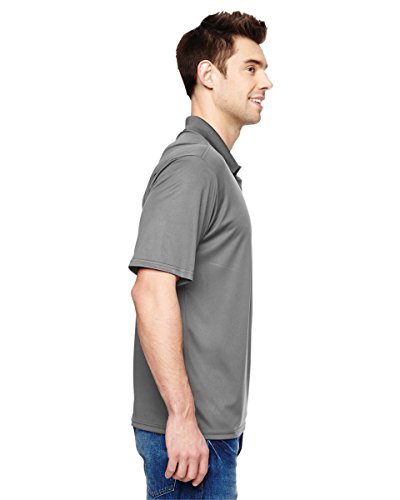 Hanes Cool Dri Men's Polo, Graphite, Large #TOP2