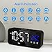 Lafocuse Digital Bedside Alarm Clock with Date Week and Temperature Display, 25 Music, Big LED Mirror Alarm Clock with Triple Alarms for Heavy Sleepers, Snooze, Brightness Dimmer for Bedroom, Black Lafocuse Digital Bedside Alarm Clock with Date Week and Temperature Display, 25 Music, Big LED Mirror Alarm Clock with Triple Alarms for Heavy Sleepers, Snooze, Brightness Dimmer for Bedroom, Black