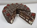 Vegane Kirsch-Creme Torte nach Schwarzwälder Art mit Alkohol