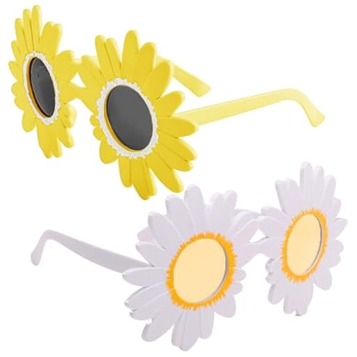 2 Piezas De Gafas De Margarita, Accesorios para Fotos De Fiesta, Gafas Creativas, Gafas Divertidas, Lentes De Dibujos Animados Lindos. | Ya disponible en tu tienda friki favorita! En mundofriki.es! 2 Piezas De Gafas De Margarita, Accesorios para Fotos De Fiesta, Gafas Creativas, Gafas Divertidas, Lentes De Dibujos Animados Lindos. | Ya disponible en tu tienda friki favorita! En mundofriki.es!