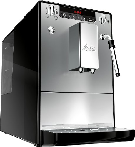 Melitta Machine à Café et Boissons Chaudes Automatique, Buse Vapeur, Caffeo Solo & Milk, 1.2L, Argent, E953-102