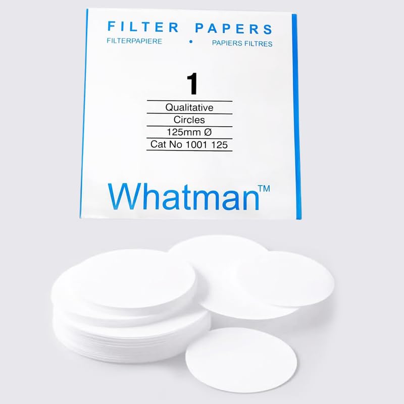 Grade 1 Filter Paper 12.5 cm | High-Quality Qualitative Laboratory Filtration Paper | Pack of 100 Circles for Scientific Research School College Industrial & Chemistry Lab Use.-image-16