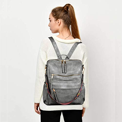 Zaino da donna Purse, alla moda, in pelle, con