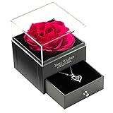 ❤ 【Kein Verwelken, einfach zu pflegen】- Legen Sie es an einen kühlen Ort, es hält für 3-5 Jahre. Ihre Liebste wird gute Laune haben, wenn sie sie jeden Tag ansieht.