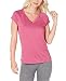 Ideology Womens Fitness Workout T-Shirt Pink XS