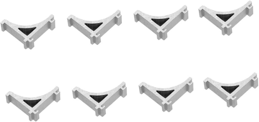 Alipis 8Pcs Freezer Shelf Clips Refrigerator Hooks Easy Installation Support Hooks for Organized Storage for Family Refrigerators and Coolers
