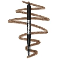 Maybelline New York, Eyebrow Pencil, Built-In Spoolie Brush & Fadeproof Results, Tattoo Brow 36HR Pencil, 10g, Soft Brown