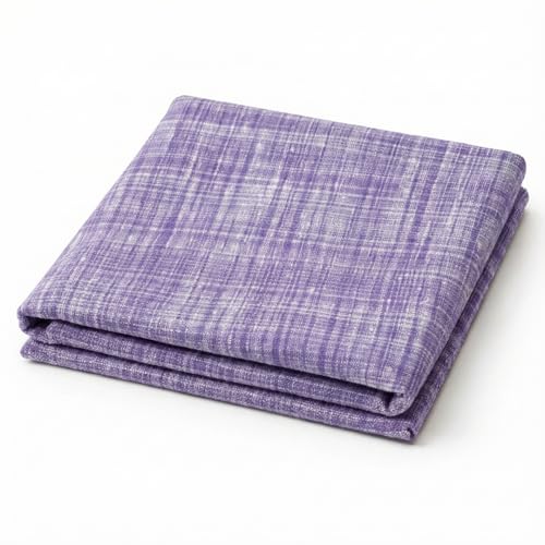 Image of Cotton Fabric Material for Men and women (3.5 Meter, Purple), Solid