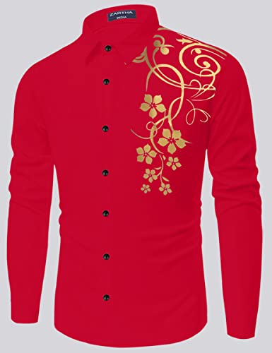 Image of Combo of Men Cotton Polyester Blend Regular Fit Striped Full Sleeve Casual Shirt Pack of 2