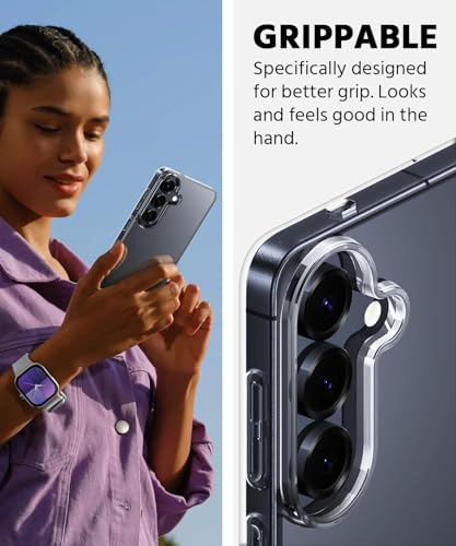 Image of REALCASE Silicone Samsung S26 5G Back Cover Case, Scratch Resistant Protective Crystal Clear Transparent Shock Proof Bumper Back Cover Case for Samsung Galaxy S26 5G