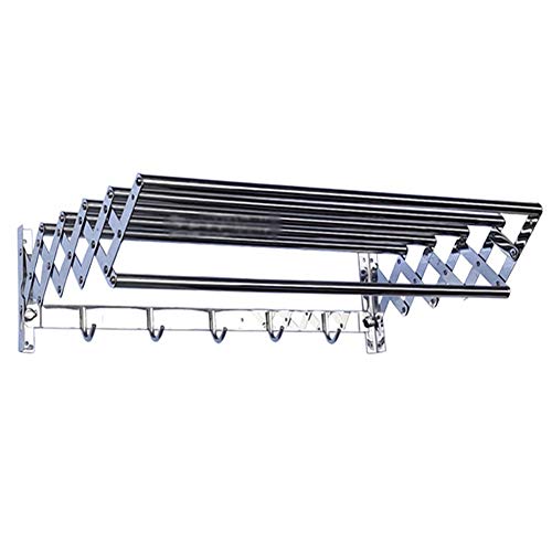 Racks de serviettes en acier inoxydable pliables pour support de rangement de bain 90cm