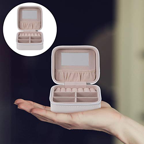 VORCOOL Jóias Mostrar Organizer Caso Caixa de Armazenamento De Jóias De Couro PU Bolsa de Viagem Por