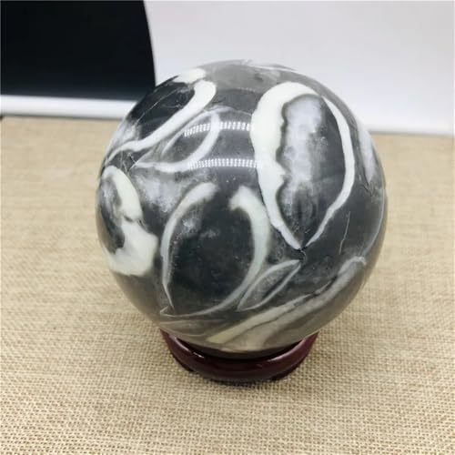 Stone Shell Jasper Thousand Eyes Crystal Polishing Ball Gift(5.5-6cm)