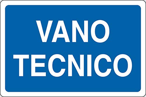 Cartello informativo 'vano tecnico generatore fotovoltaico' - SEG 2305