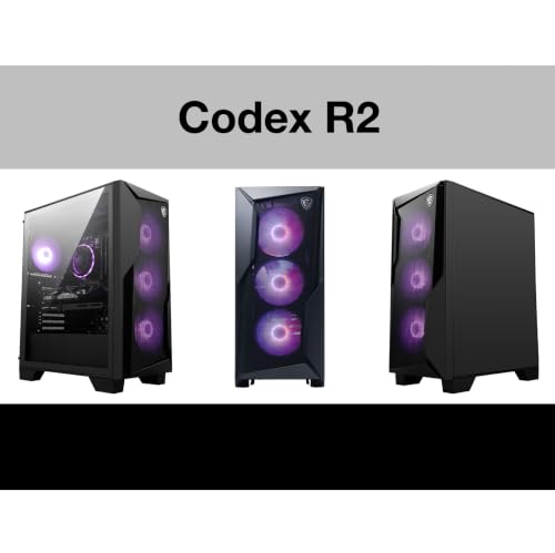 Image of msi Codex R2 Gaming Desktop PC (32GB DDR5, 1TB PCIe SSD)