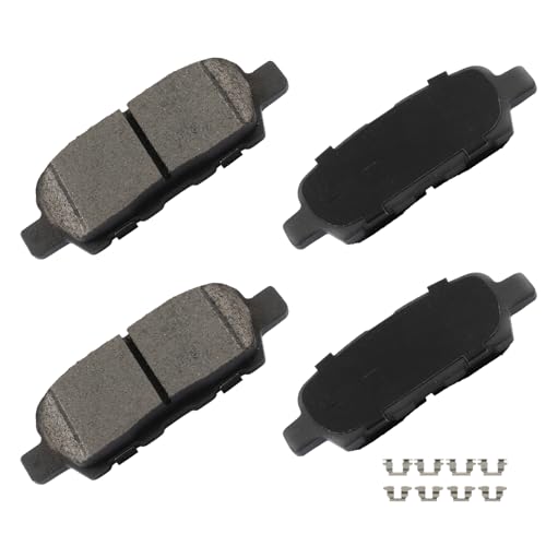 Image of cciyu D1288 Rear Ceramic Disc Brake Pads Kit For INFINITI For EX35 2008-2010,For FX35,For G35,For G37,For M35,For M45,For Q60,For Nissan For Altima,For Juke,For Rogue,For Rogue Select,For Sentra