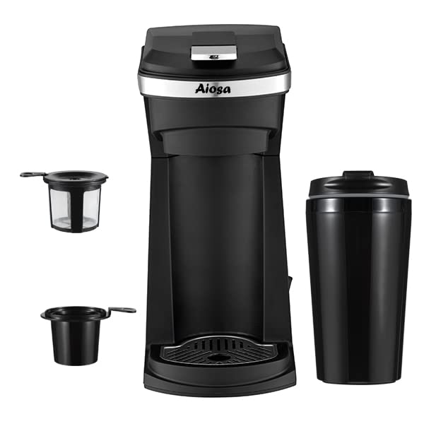 Buy One Cup Coffee Maker,Equipped With Single Layer Travel Cup,Use K