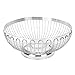 Stainless Steel Fruit Basket, Fruit Bowl Modern Rustproof Mirror Polished Draining for Living Room (S)