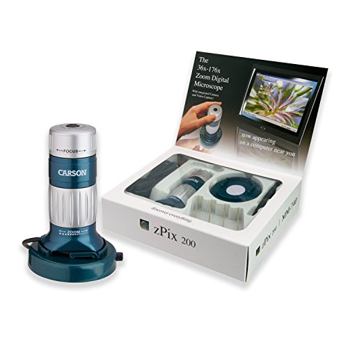 Carson Zpix 200 Digital Zoom 36-176X Microscope (Mm-740) #TOP1