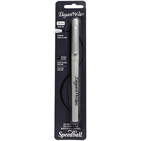 Speedball 2 mm Fine Tip Elegant Writer, Black Cover