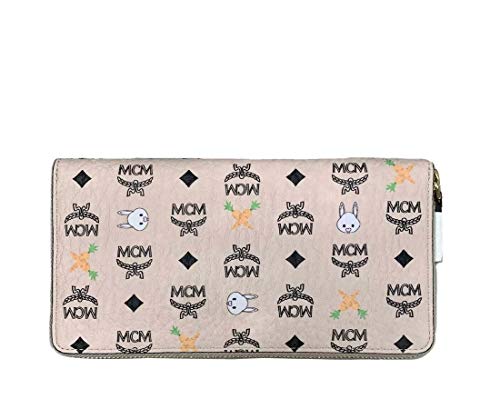 Mcm Women's Beige Visetos Coated Canvas Zip Around Rabbit Wallet Myl9Sxl67Ig001 #TOP28