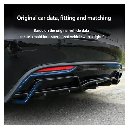 Diffuseur arrière Tesla Model 3 Highland 2024 pour protéger le pare-chocs style carbone - 2