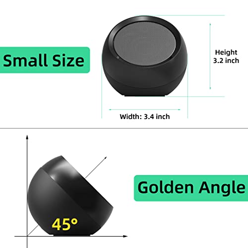 Xkx Computer Speakers For Desktop, Pc Speakers For Laptop, Small Usb-Powered External Speakers With Hi-Fidelity Stereo Sound, Direct Volume Control, Plug-N-Play… #TOP4