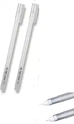Kit 2 Caneta Branca Gel Ponta Fina Gelly Roll 0.6mm Para Design de Sobrancelha Desenho Marcador Colorir Canetas Brancas Pintar Livros Profissional Artesanato