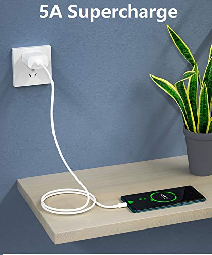 For Huawei Supercharge Power Adapter,4.5V 5A Quick Fast Charger With Super Charging Usb Type C Cable Super Charger For Huawei P20 Pro, P10 Plus,Mate 9 Mt9, Mate 10 Pro, Honor (Super Charger) #TOP1
