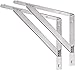 Stainless steel shelf brackets