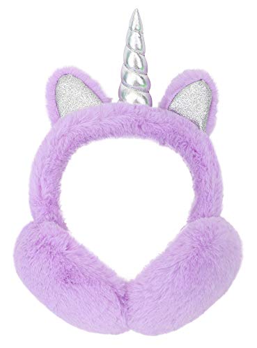 Simplicity Kid's Soft Plush Foldable Ear Warmers Winter Ear Muffs