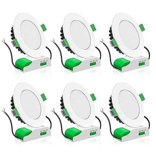 ALUSSO LED Einbaustrahler 230V Ultra Flach LED Spots Dimmbar 10W IP44 Bad...