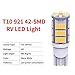 YITAMOTOR 921 RV Interior LED Light Bulbs, T10 912 194 LED Camper Light Replacement Bulbs for RV Car Dome Map Door License Plate Trailer Backup Reverse Lights, Warm White 42-SMD Super Bright, 20-Pack