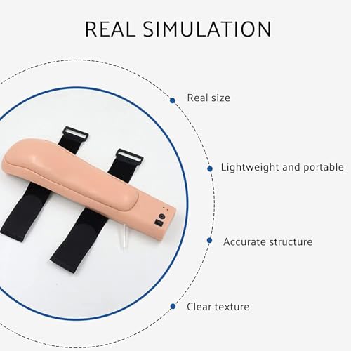 Modelo de Brazo, Modelo Intramuscular de Brazo Superior con Luces Indicadoras de Profundidad y Alarma, Adecuado para Estudiantes de Medicina para Practicar en Parejas miniatura 4