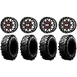 Bundle-9-Items-KS135-Grenade-Black-15-Wheels-35-Carnivore-Tires-4x156-Bolt-Pattern-38x24-Lug-Kit
