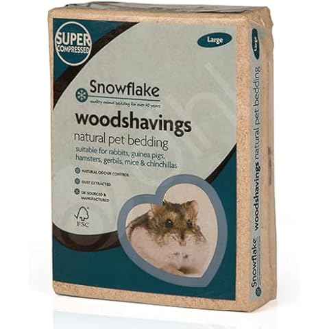 Snowflake Natural Pet Bedding for Small Animals Cover