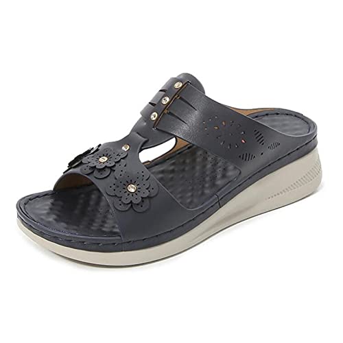 Chaussures de plage d'été et sandales compensées pour dames actives - 3