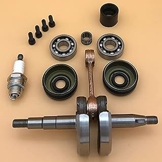 Luxuypon Conjunto de vedação de óleo de rolamento de virabrequim de reposição compatível com Husqvarna 142 141 137 136 peças de motor de motosserra 530029794 530056363